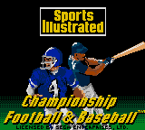 Sports Illustrated Championship Football & Baseball Title Screen